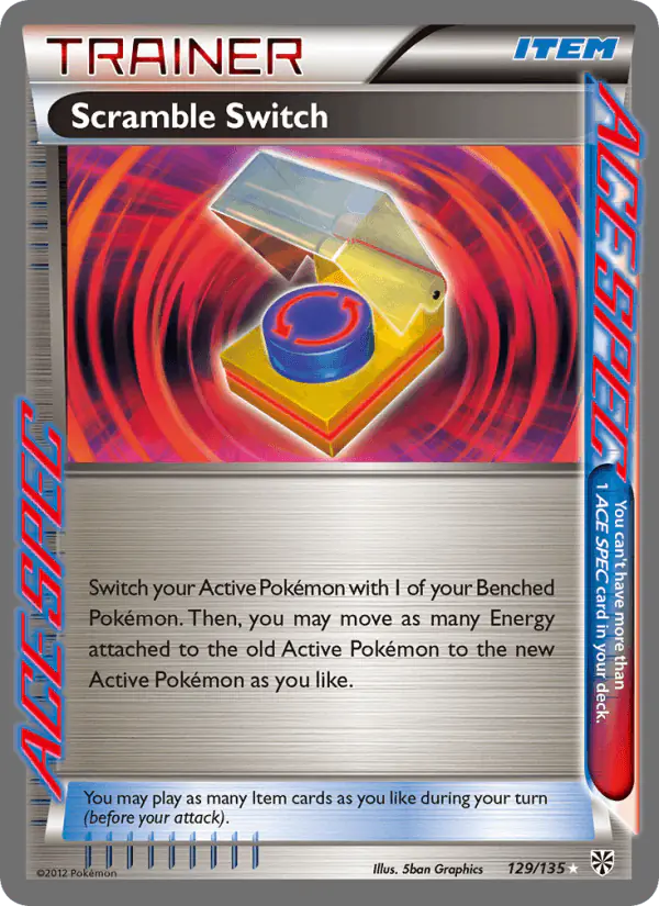 Carta Scramble Switch 129/135 de Plasma Storm