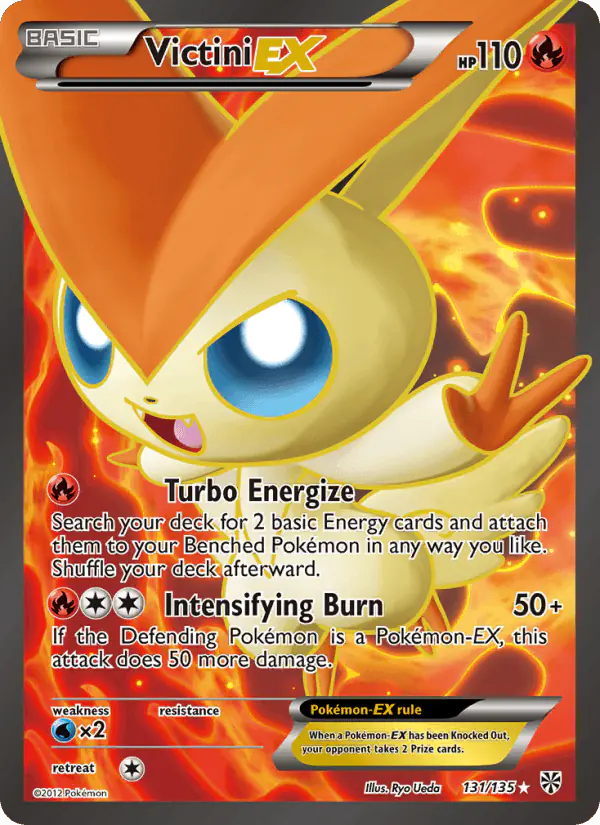 Carta Victini-EX 131/135 de Plasma Storm