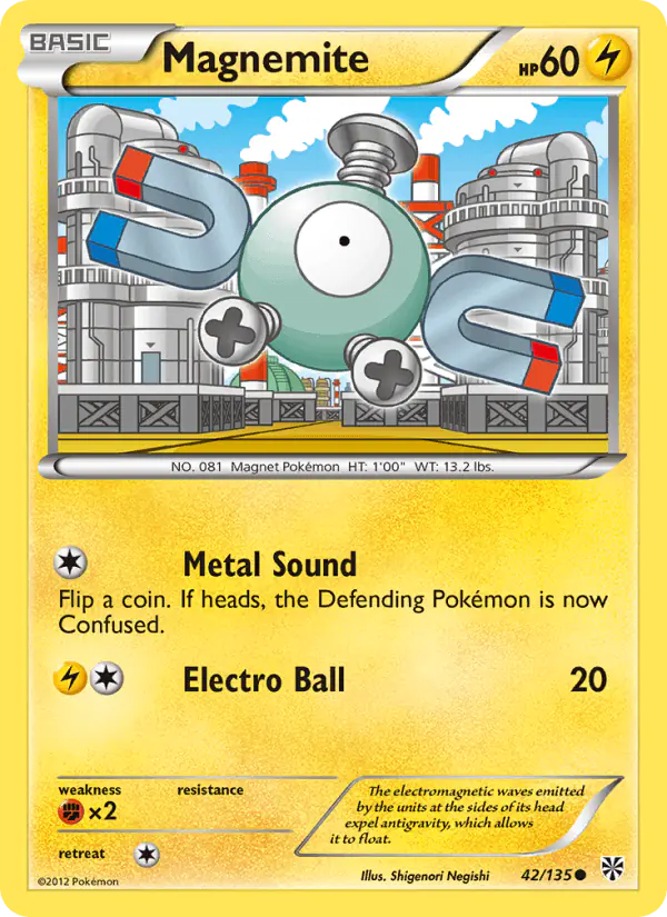 Carta Magnemite 42/135 de Plasma Storm