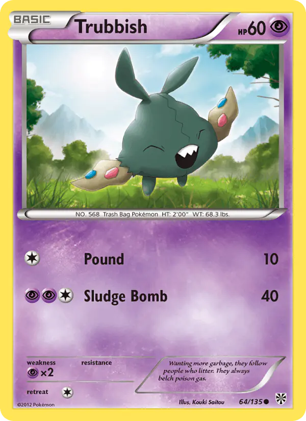 Carta Trubbish 64/135 de Plasma Storm