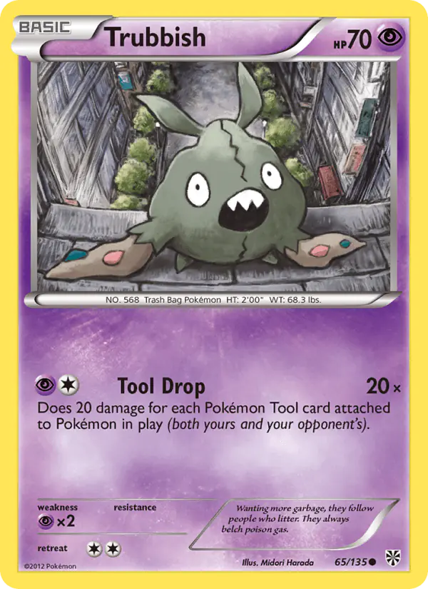 Carta Trubbish 65/135 de Plasma Storm