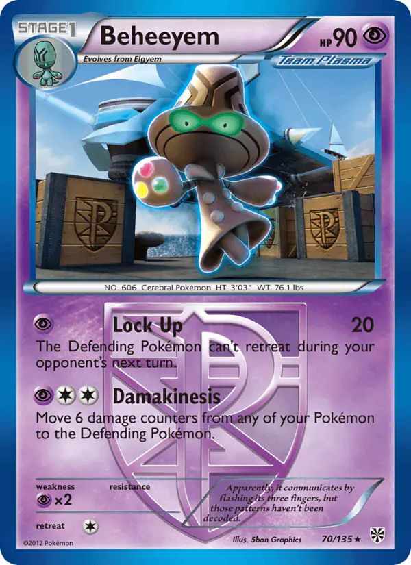 Carta Beheeyem 70/135 de Plasma Storm