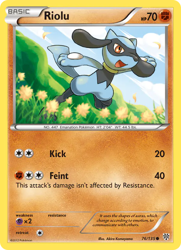 Carta Riolu 76/135 de Plasma Storm