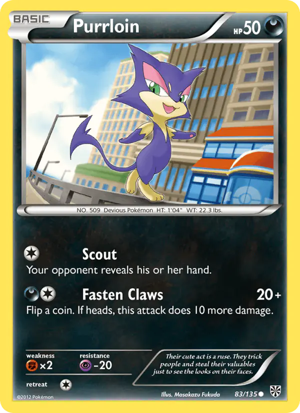 Carta Purrloin 83/135 de Plasma Storm