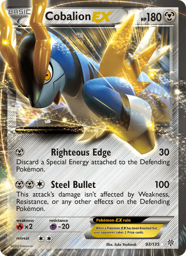 Carta Cobalion-EX 93/135 de Plasma Storm
