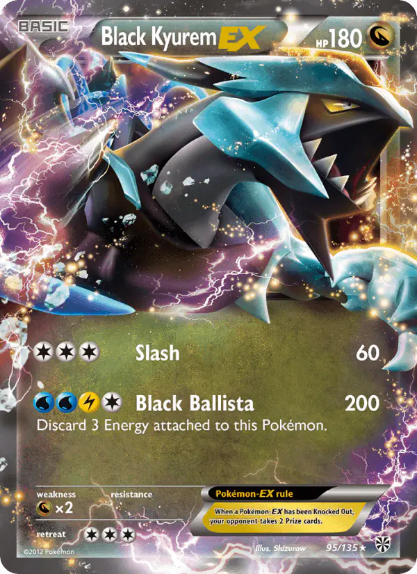 Carta Black Kyurem-EX 95/135 de Plasma Storm