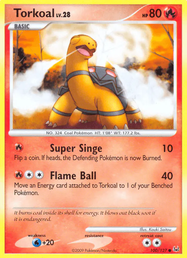 Carta Torkoal 100/127 de Platinum