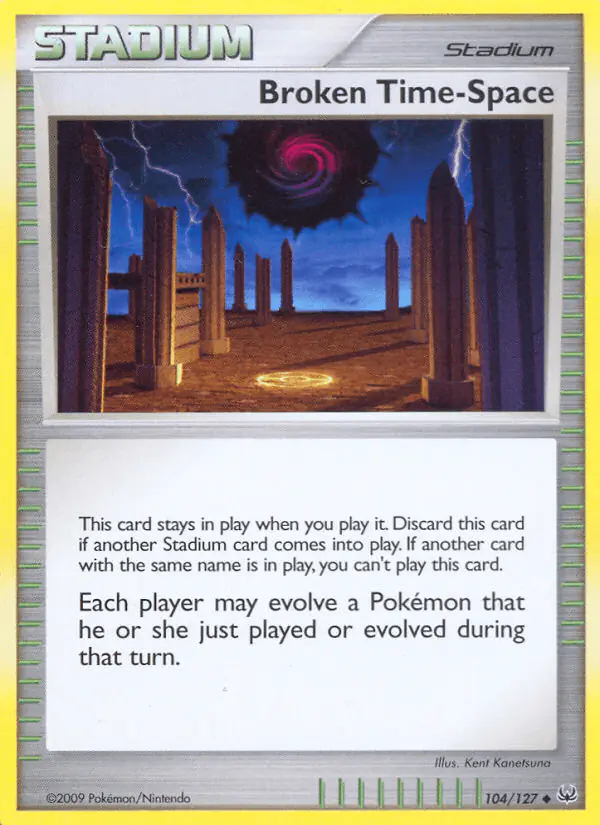 Carta Broken Time-Space 104/127 de Platinum