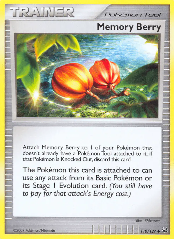 Carta Memory Berry 110/127 de Platinum