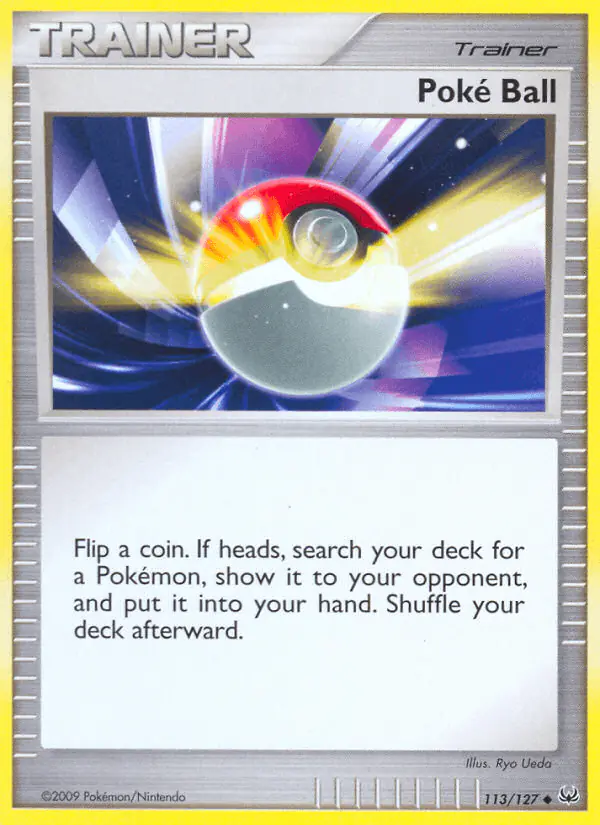 Carta Poké Ball 113/127 de Platinum