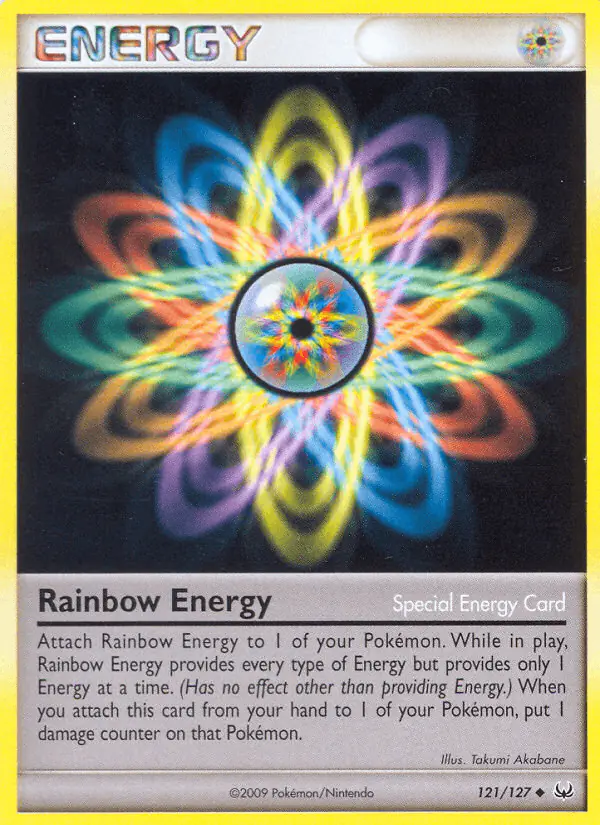 Carta Rainbow Energy 121/127 de Platinum