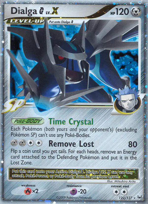 Carta Dialga G LV.X 122/127 de Platinum