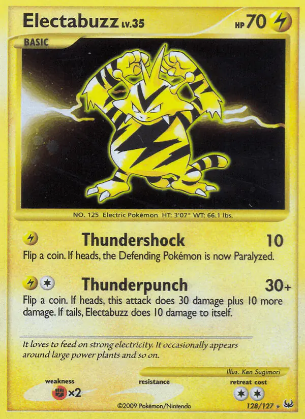 Carta Electabuzz 128/127 de Platinum