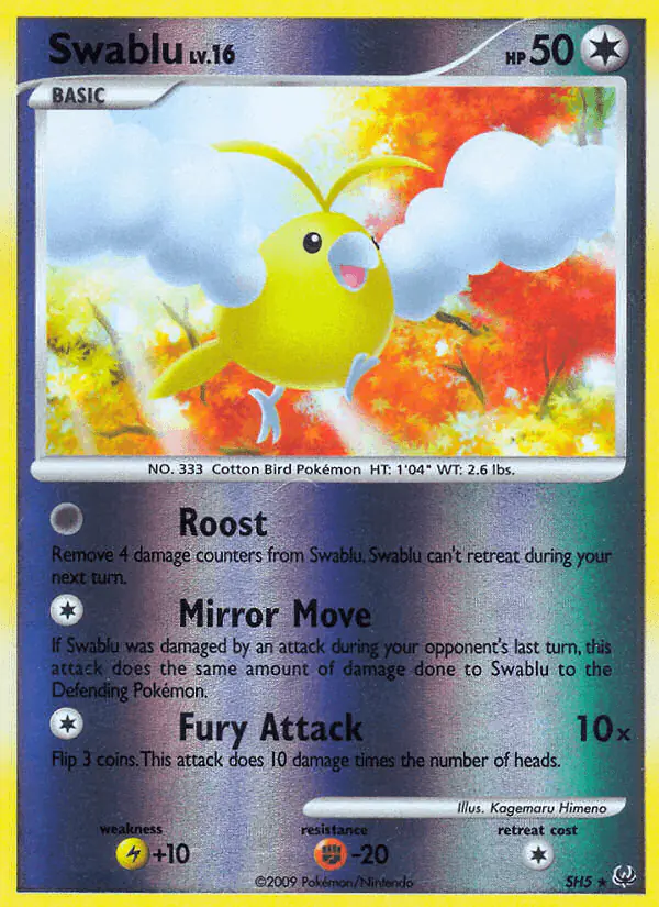 Carta Swablu SH5 de Platinum