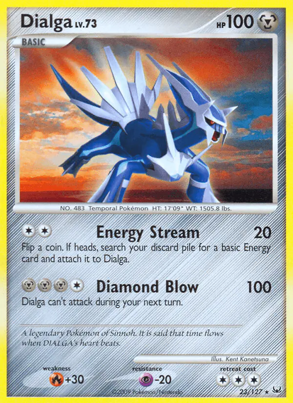 Carta Dialga 23/127 de Platinum