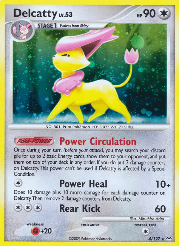 Carta Delcatty 4/127 de Platinum