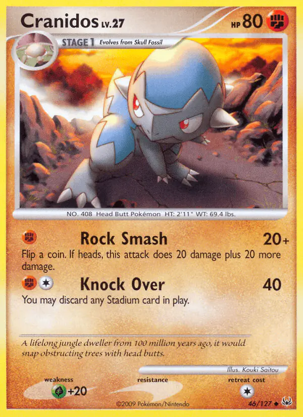 Carta Cranidos 46/127 de Platinum
