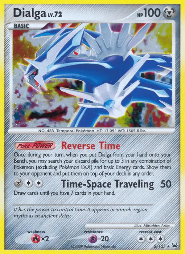 Carta Dialga 5/127 de Platinum