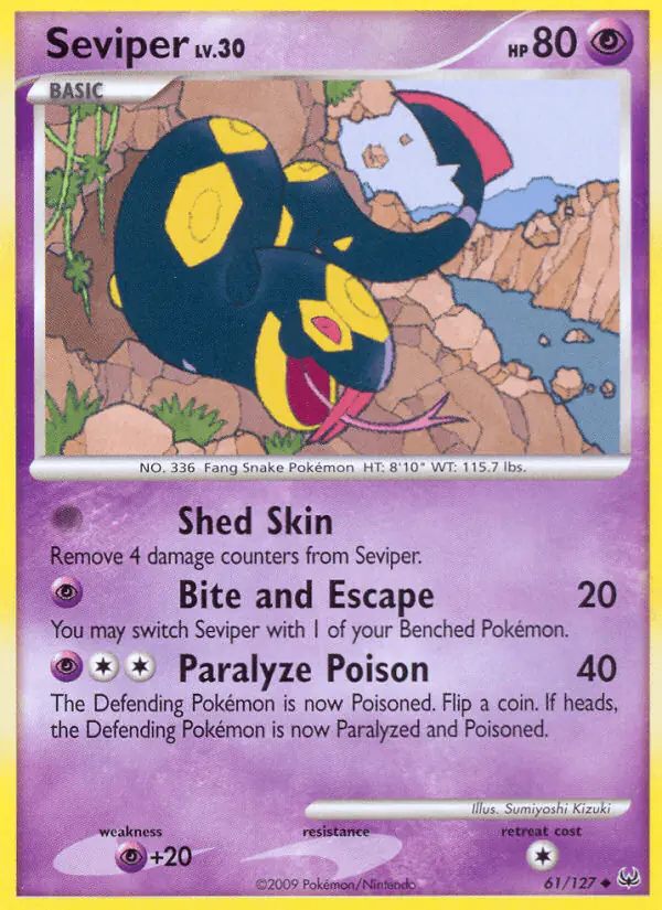 Carta Seviper 61/127 de Platinum