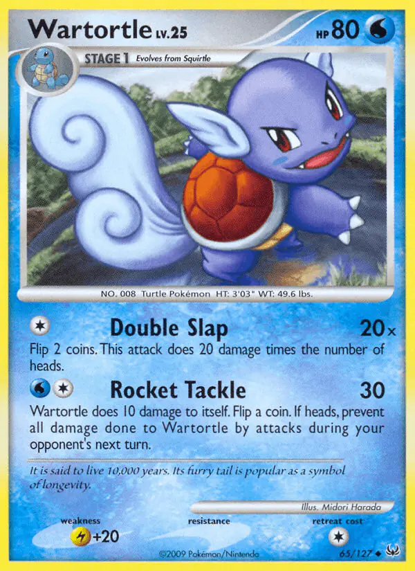 Carta Wartortle 65/127 de Platinum