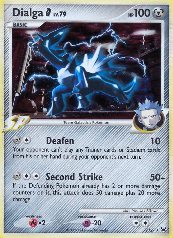 Carta Dialga G 7/127 de Platinum