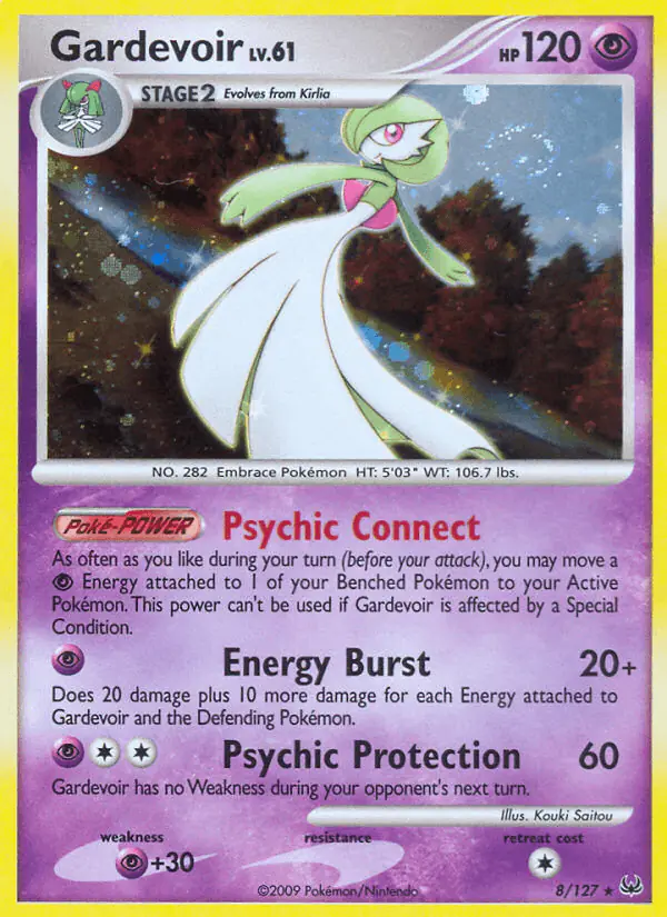 Carta Gardevoir 8/127 de Platinum