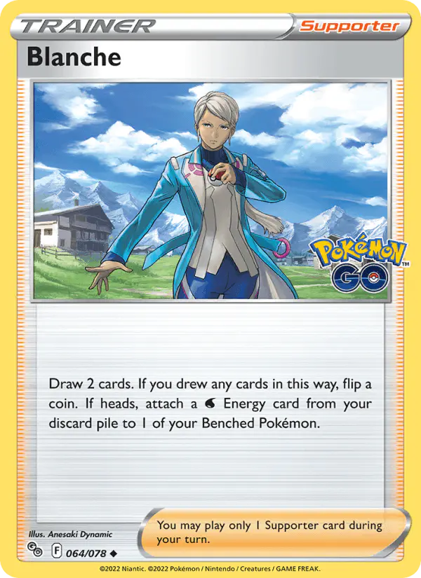 Carta Blanche 064/078 de Pokémon GO