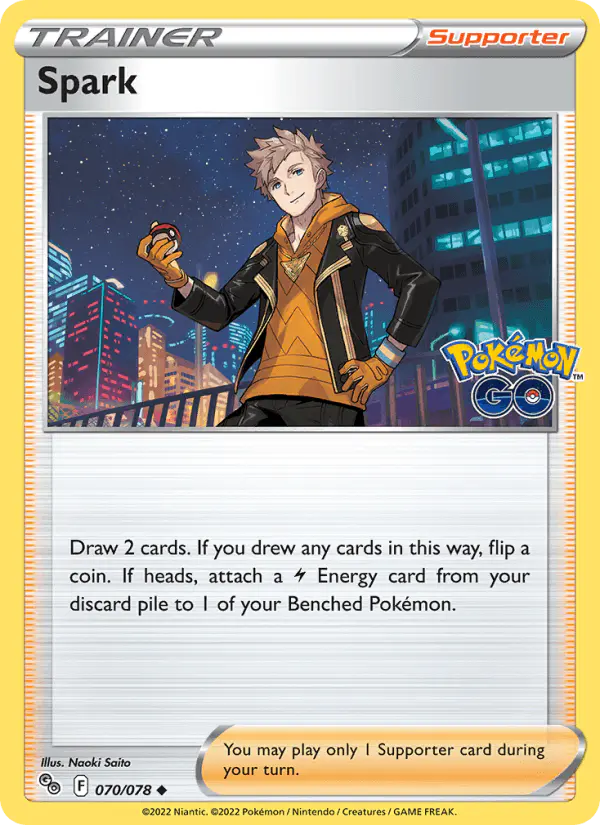 Carta Spark 070/078 de Pokémon GO