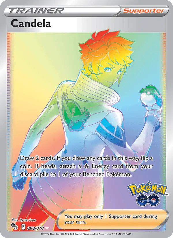 Carta Candela 083/078 de Pokémon GO