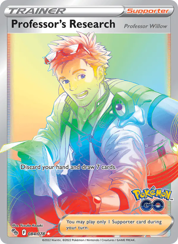 Carta Professor's Research 084/078 de Pokémon GO