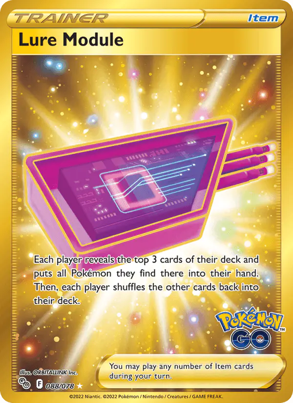 Carta Lure Module 088/078 de Pokémon GO