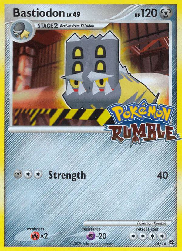 Carta Bastiodon 14/16 de Pokémon Rumble