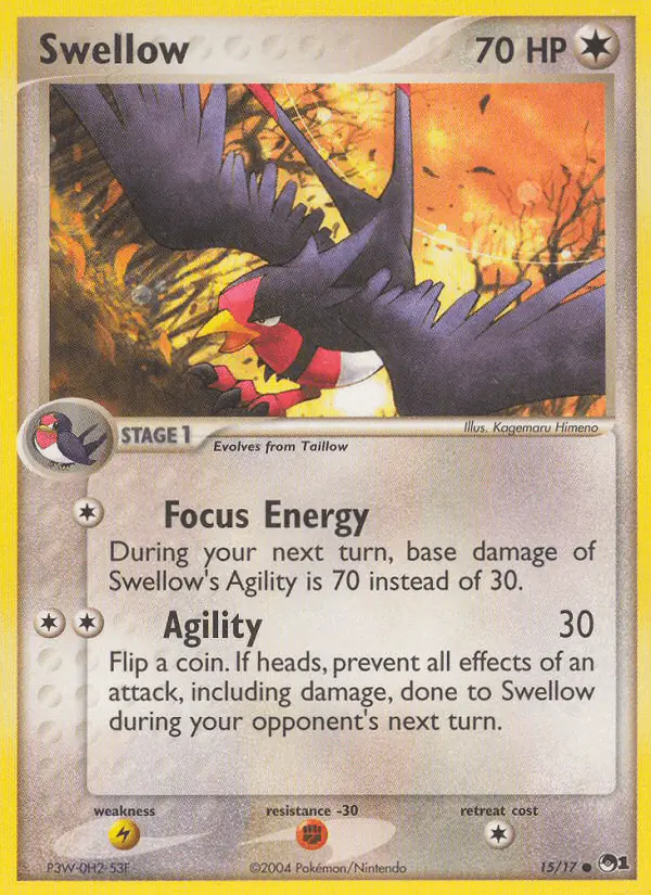 Carta Swellow 15/17 de POP Series 1