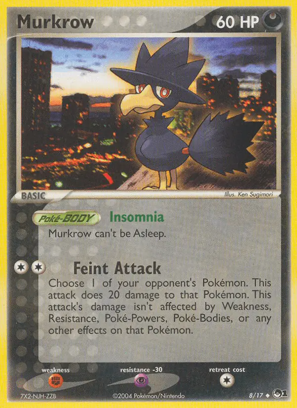 Carta Murkrow 8/17 de POP Series 1