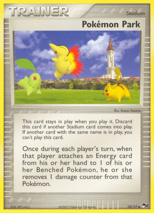 Carta Pokémon Park 10/17 de POP Series 2