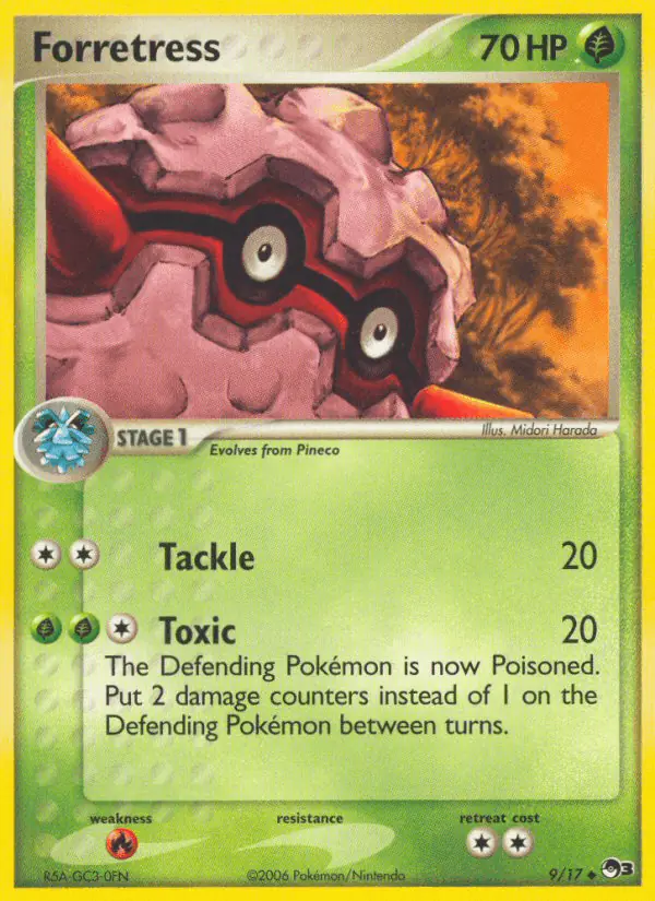 Carta Forretress 9/17 de POP Series 3