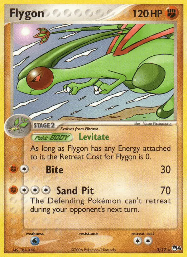 Carta Flygon 3/17 de POP Series 4