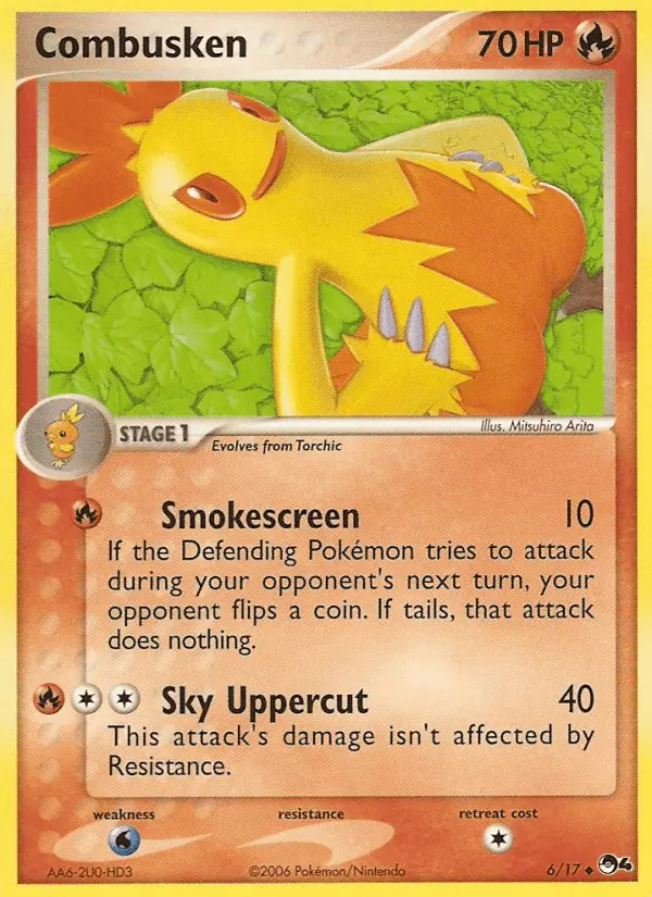 Carta Combusken 6/17 de POP Series 4