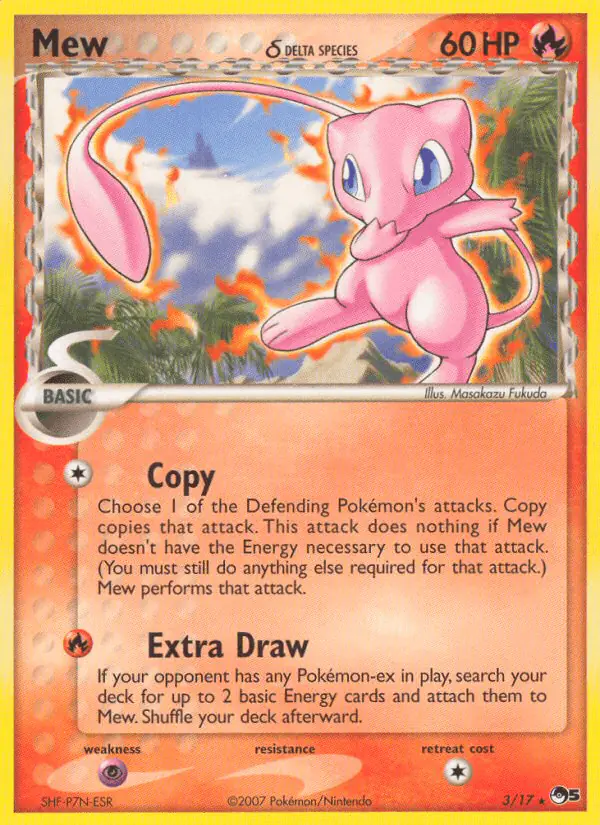 Carta Mew δ 3/17 de POP Series 5