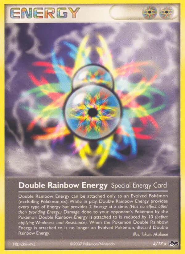 Carta Double Rainbow Energy 4/17 de POP Series 5