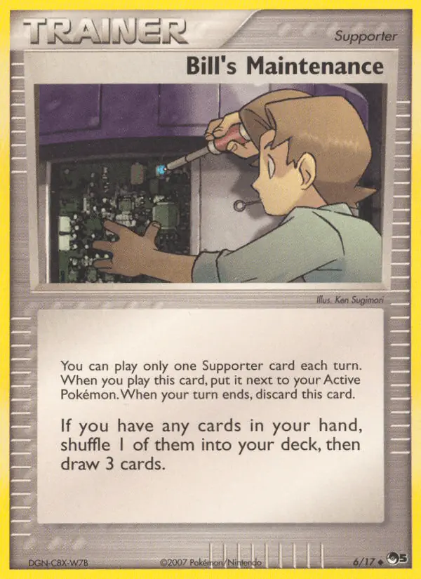 Carta Bill's Maintenance 6/17 de POP Series 5