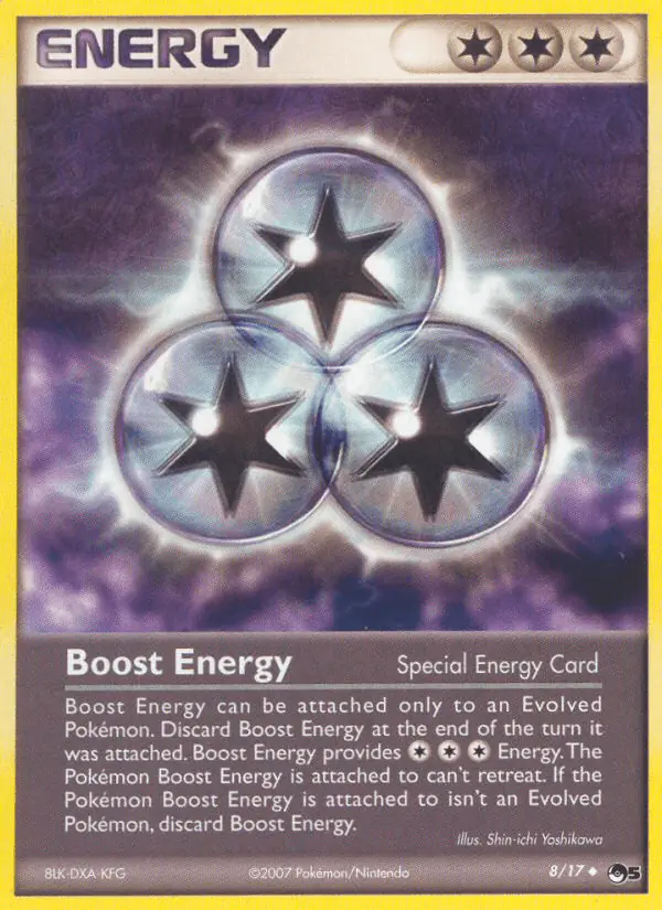 Carta Boost Energy 8/17 de POP Series 5