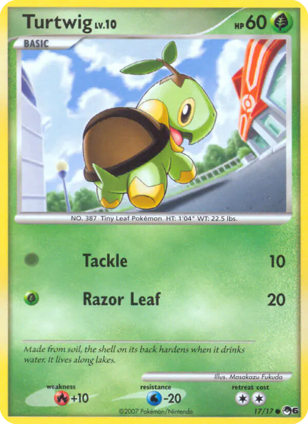 Carta Turtwig 17/17 de POP Series 6
