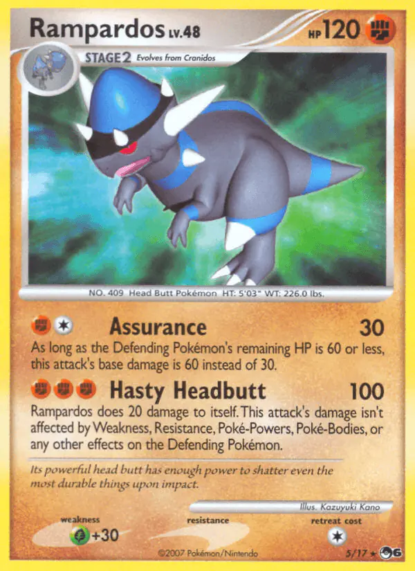 Carta Rampardos 5/17 de POP Series 6