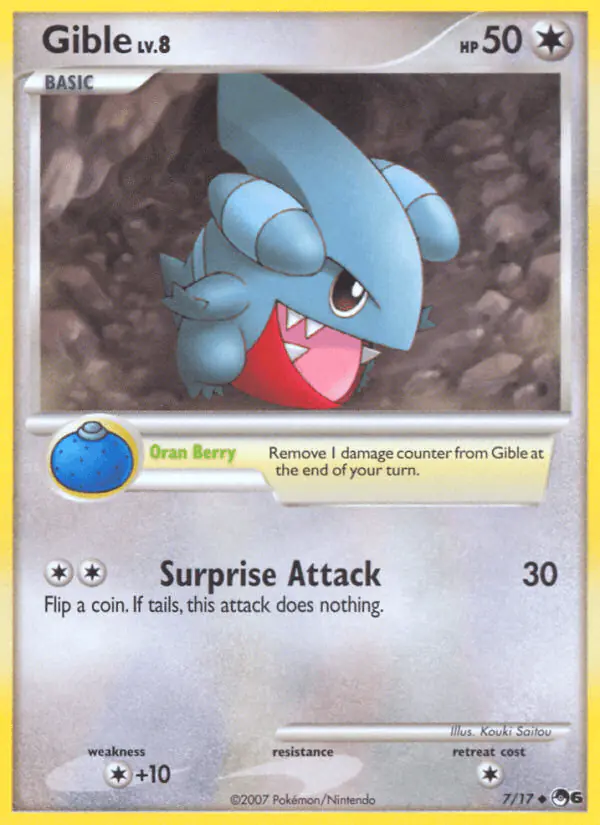 Carta Gible 7/17 de POP Series 6
