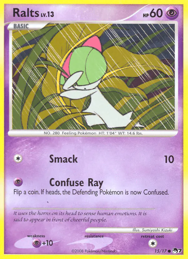 Carta Ralts 15/17 de POP Series 7
