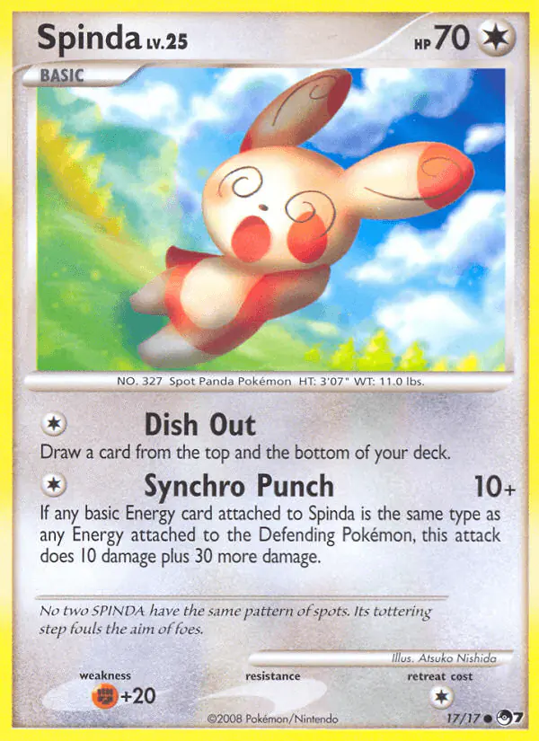 Carta Spinda 17/17 de POP Series 7