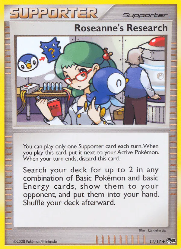 Carta Roseanne’s Research 11/17 de POP Series 8