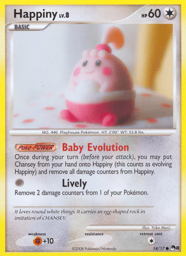 Carta Happiny 14/17 de POP Series 8