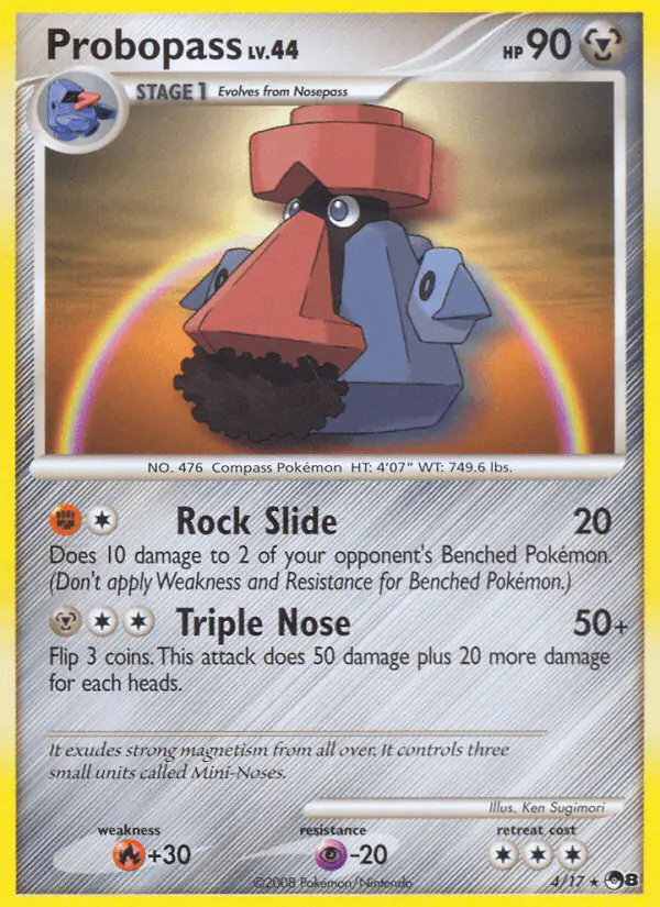Carta Probopass 4/17 de POP Series 8